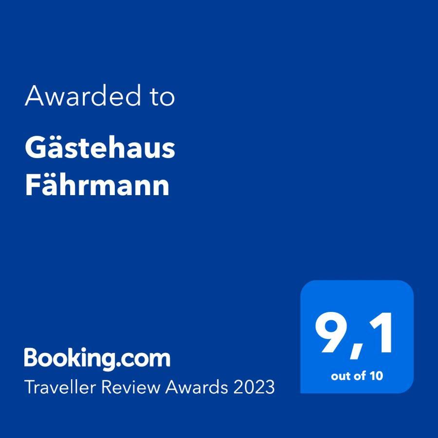 Appartement Gaestehaus Faehrmann *